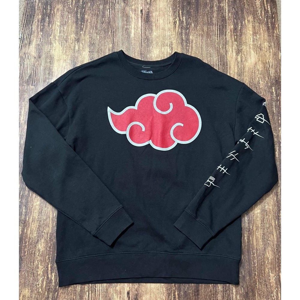 Naruto Crew neck sweatshirt black size SMALL